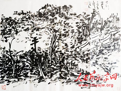 �����¹������黭�����ж��������к������黭��Ʒչ��